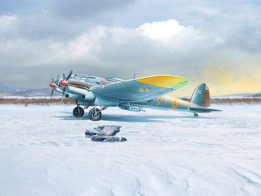 He 111H-3 Romanian AF, WWII Bomber ICM48266