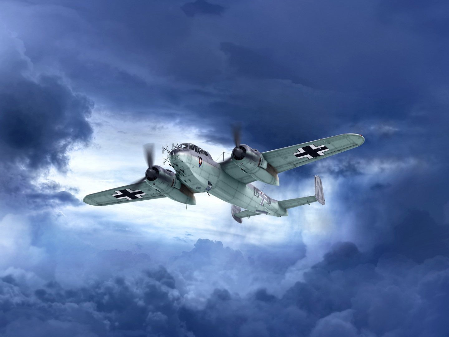 Do 217J-1/2, WWII German Night Fighter Plane ICM48272