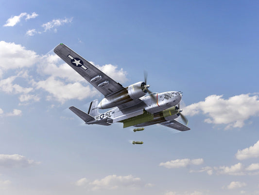 A-26B-15 Invader, WWII American Bomber ICM48282