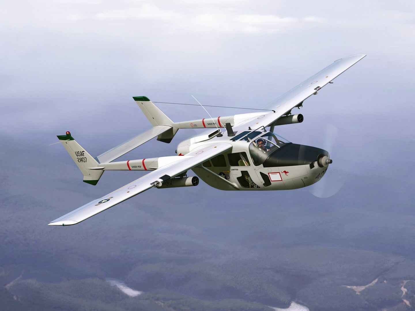 Cessna O-2A Skymaster, American Reconnaissance Aircraft ICM48290