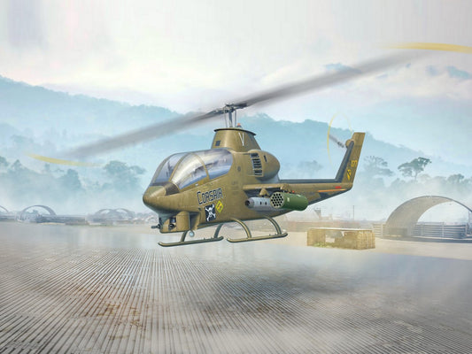 AH-1G Cobra & M8A1 U.S. Landing Mat ICM48298