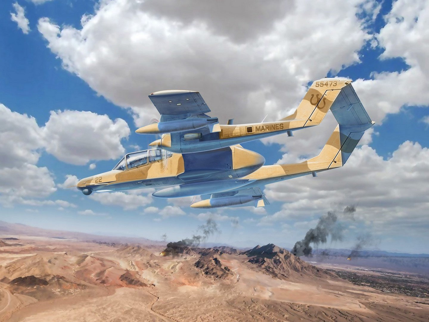 OV-10D+ Bronco, U.S. Attack Aircraft ICM48301