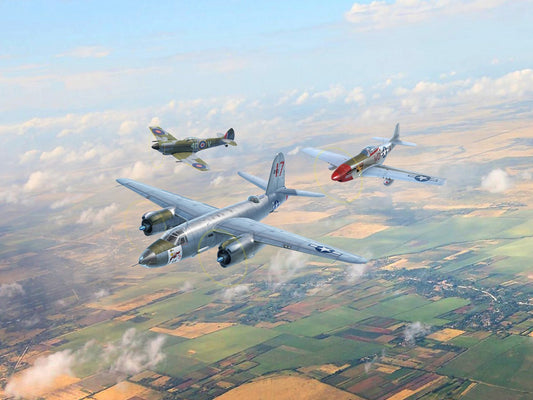 Conquerors of Europe's Sky (Set of 3 Aircraft) ICM48324