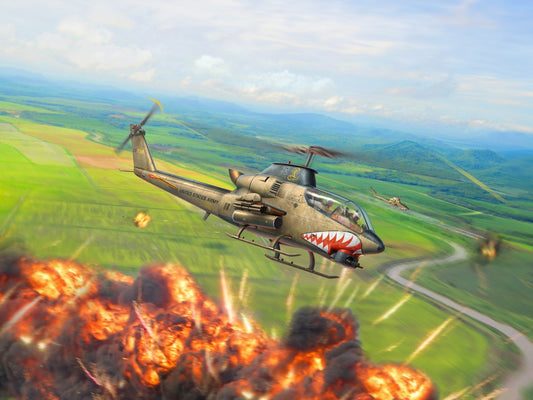 AH-1G Cobra (Late Production), U.S. Attack Helicopter ICM53031
