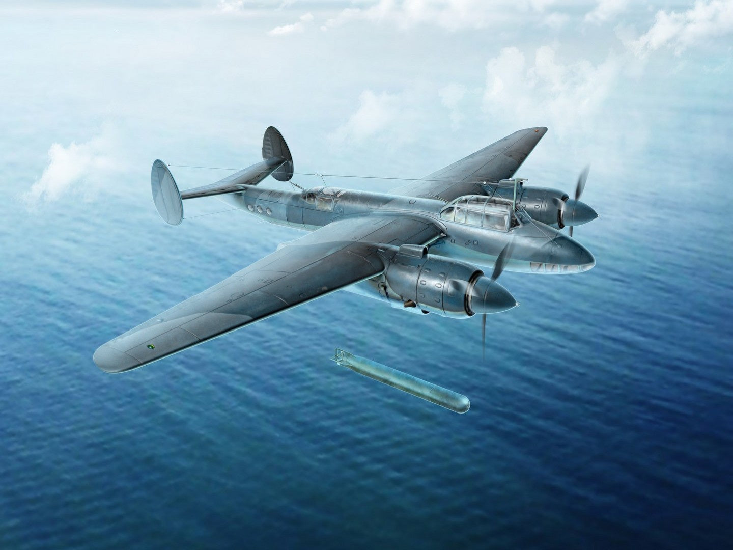 Tu-2T, Soviet Torpedo Plane ICM72030