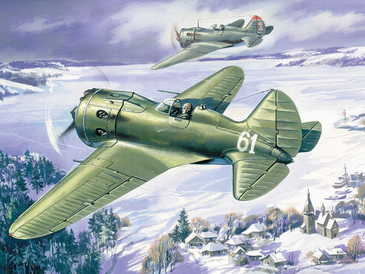 I-16 Type 24, WWII Soviet Fighter Plane ICM72071