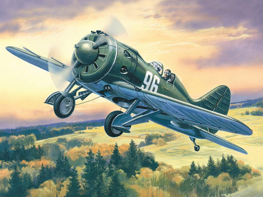 I-16 Type 28, WWII Soviet Fighter Plane ICM72073