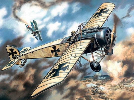 Pfalz E.IV, WWI German Fighter Plane ICM72121