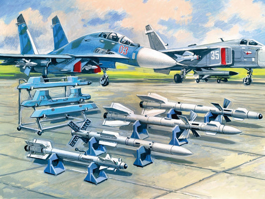 Soviet Air-to-Air Aircraft Armament (Assorted Missiles) ICM72212