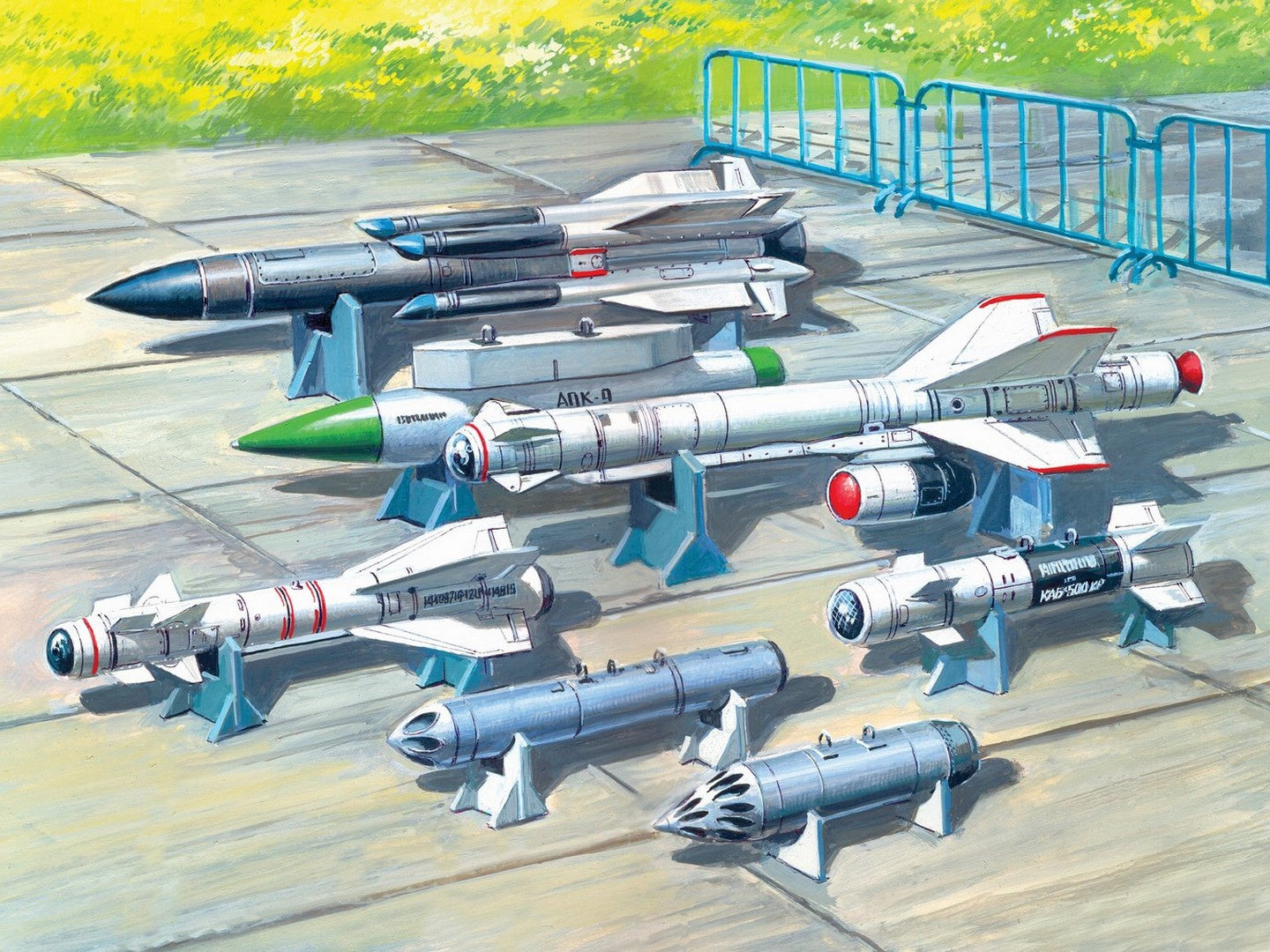 Soviet Air-to-Surface Aircraft Armament (Assorted Missiles) ICM72213