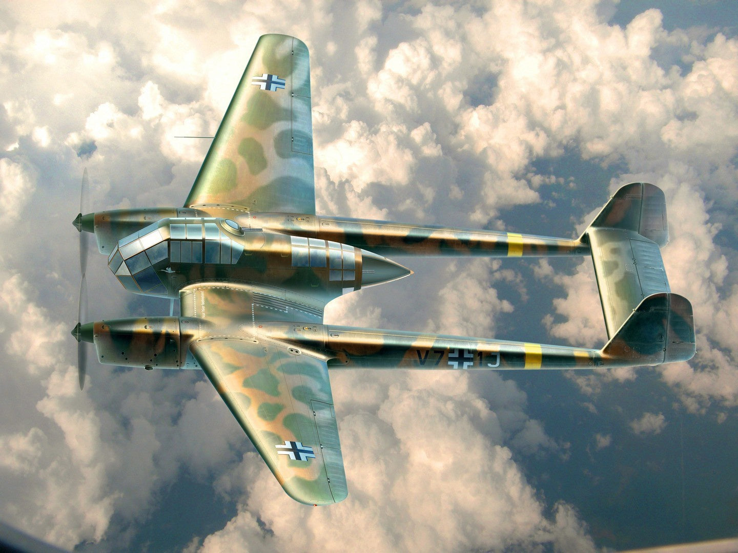 FW 189A-2, WWII German Reconnaissance Plane ICM72292