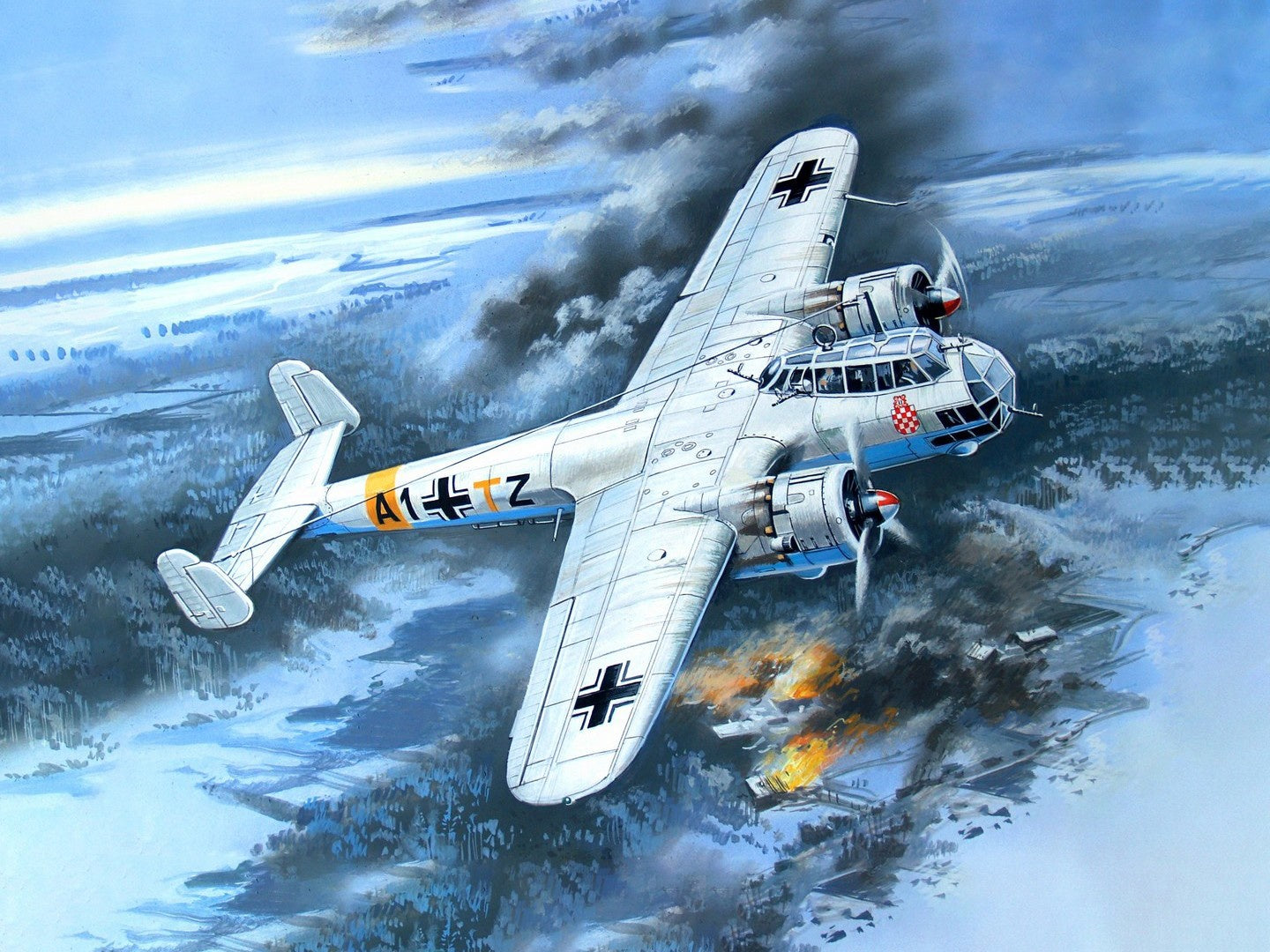 Do 17Z-2, WWII German Bomber ICM72304