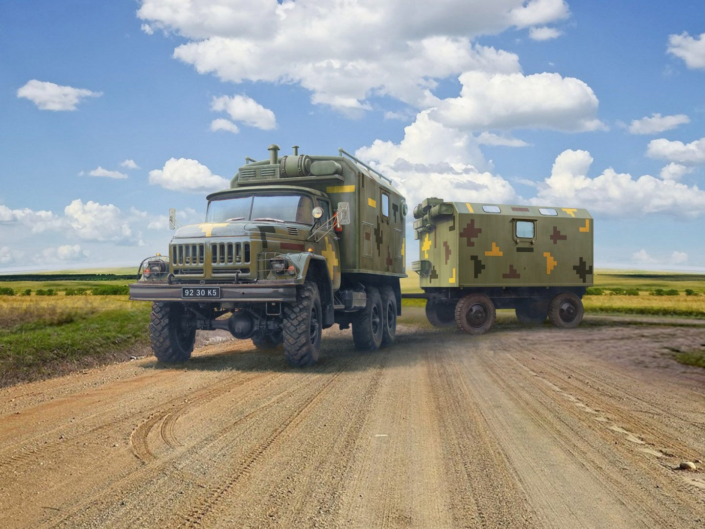 ZiL-131, Truck with Trailer, Armed Forces of Ukraine ICM72817