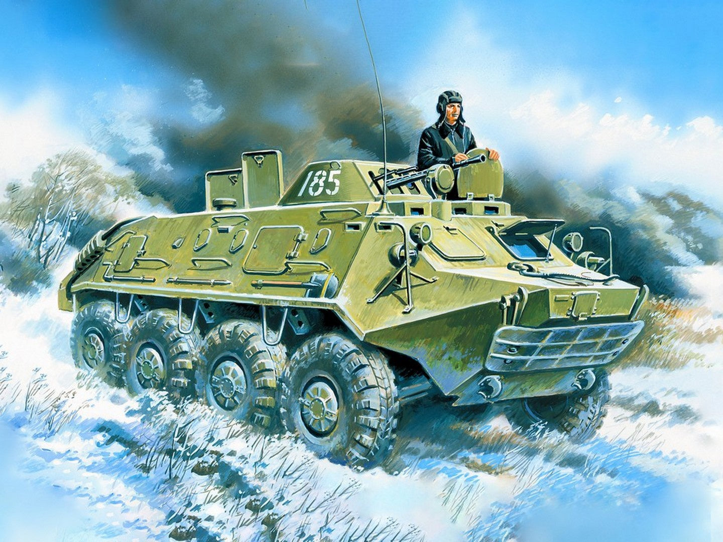 BTR-60PB, Armoured Personnel Carrier ICM72911