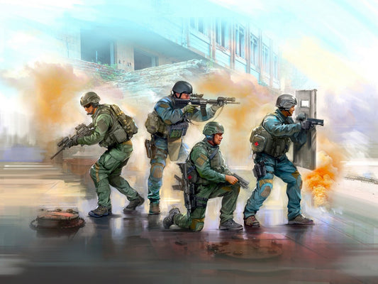 S.W.A.T. Team with 4 Figures ICMDS2401