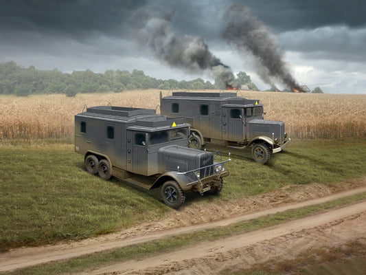 Wehrmacht Radio Trucks (Henschel 33D1 Kfz.72, Krupp L3H163 Kfz.72) ICMDS3509