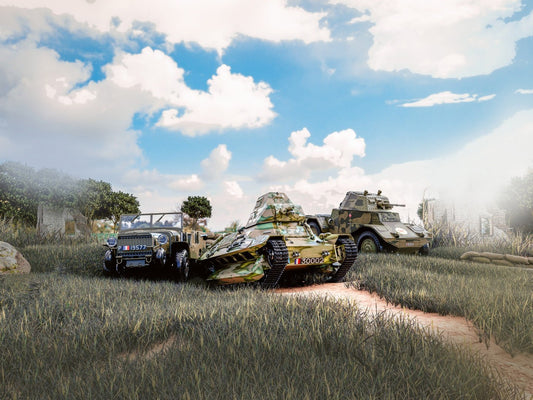 Battle of France, Spring 1940 with French Combat Vehicles (Set of 3) ICMDS3514