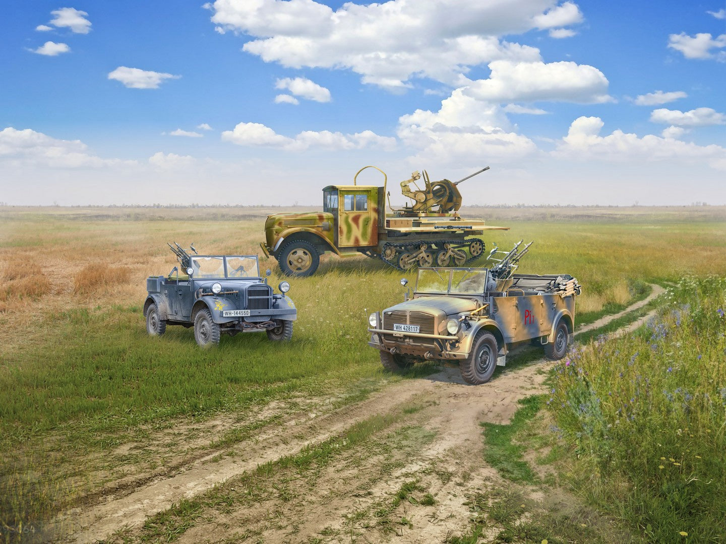 Self-Propelled AA Guns of the Wehrmacht (Set of 3) ICMDS3526