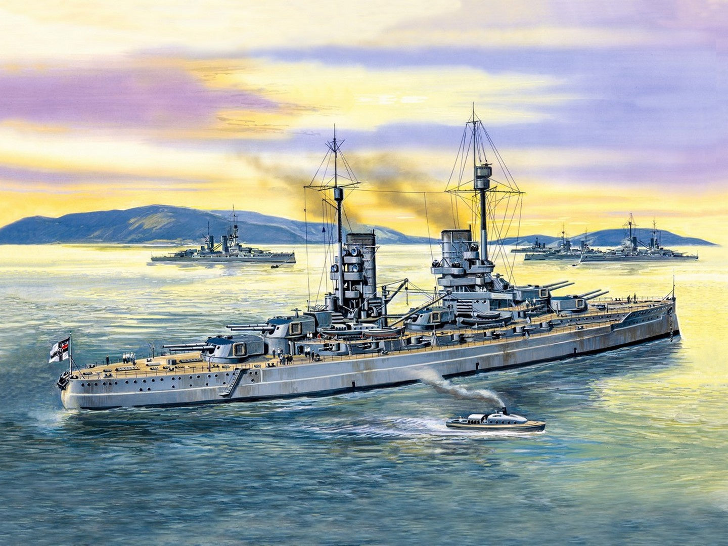 König', WWI German Battleship               ICMS001
