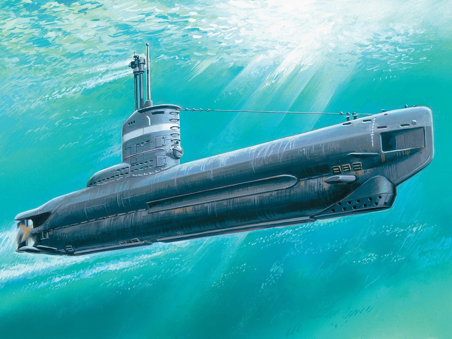 U-Boat Type XXIII, WWII German Submarine ICMS004