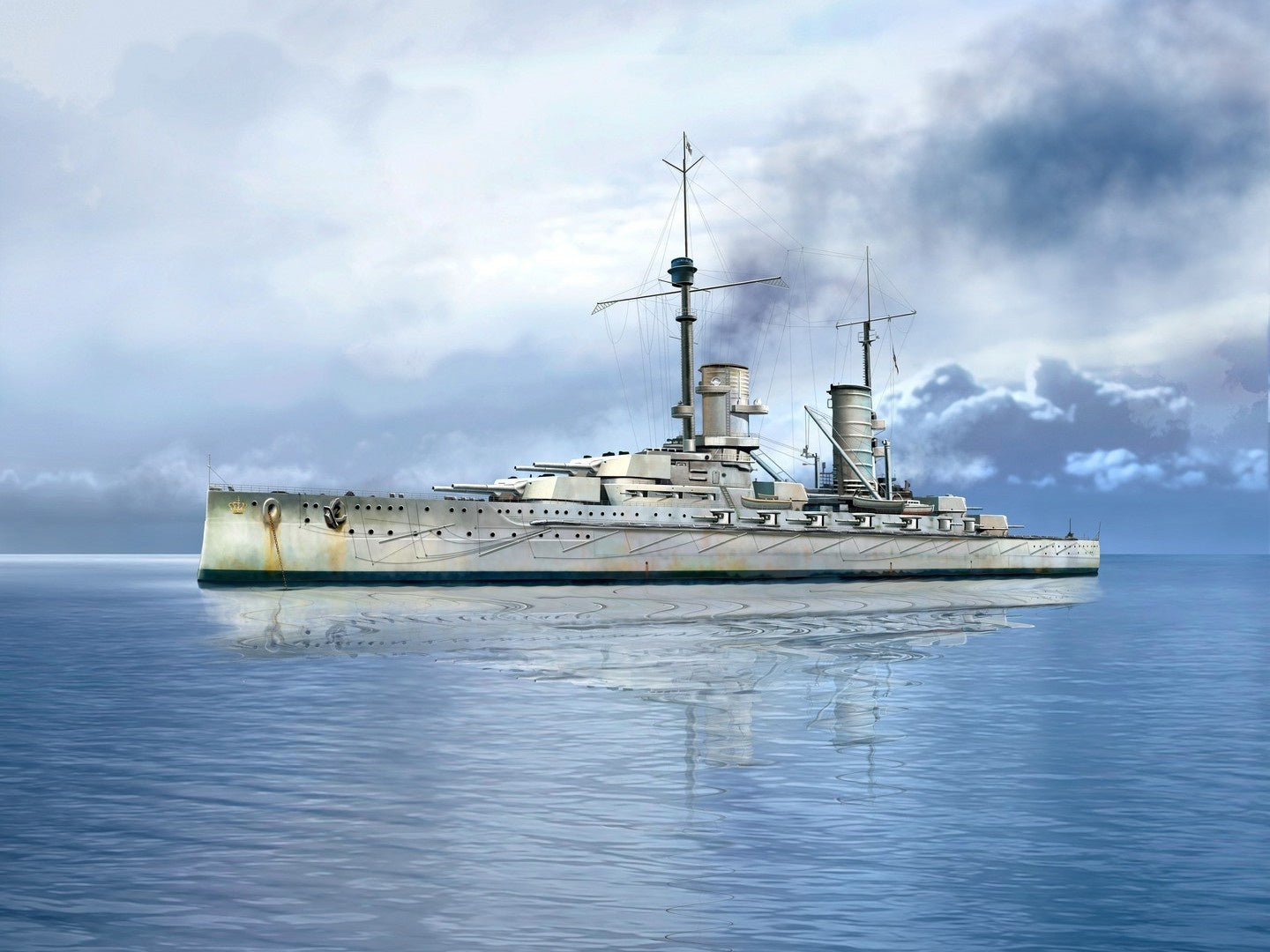 Gro?er Kurfürst', WWI German Battleship ICMS015