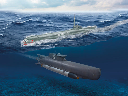 K-Verbände Midget Submarines, 'Seehund' & 'Molch' (Set of 2) ICMS020