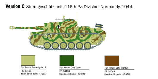 Italeri Sd. Kfz. 142/1 Sturmgesch?tz III W25756