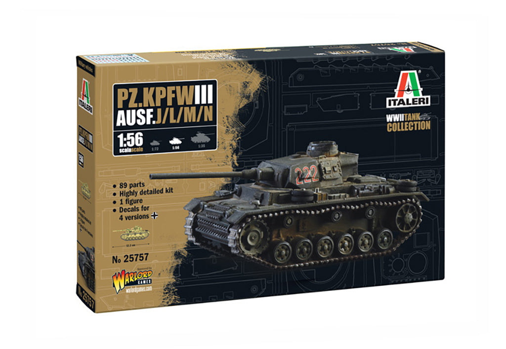 Italeri Pz. Kpfw. III Ausf. J//L/M/N W25757