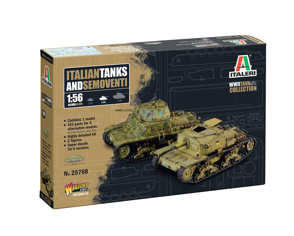 Italeri Italian tanks and semoventi W25768