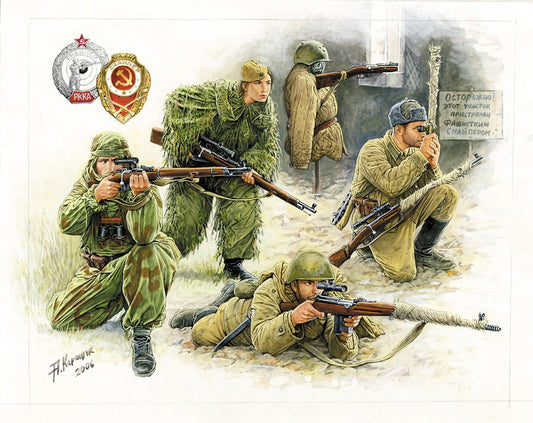 Zvezda Soviet Sniper Team Z3597