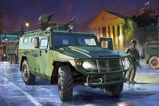 Zvezda Russian Armoured Vehicle Gaz Tiger Z3668