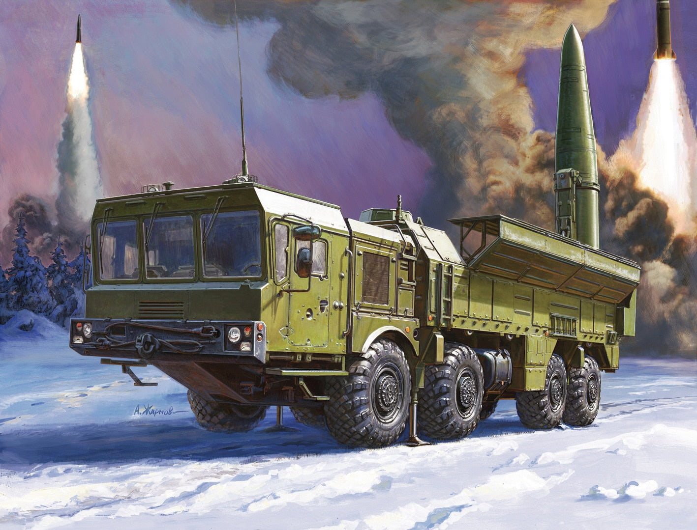 Zvezda Iskander Ballistic Missile Launcher Z5028