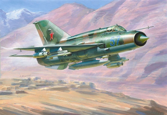 Zvezda 1/72 Soviet Fighter Mig 21 Pf Z7259