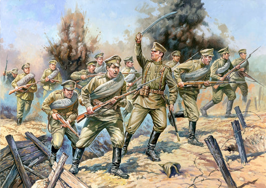 Zvezda Russian Infantry WW I RR Z8082