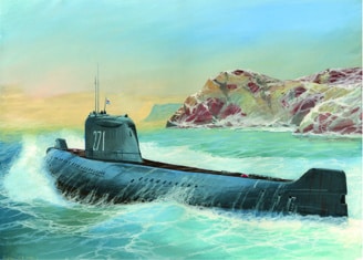 Zvezda 1/350 K-19 Soviet Hotel Class Sub Z9025