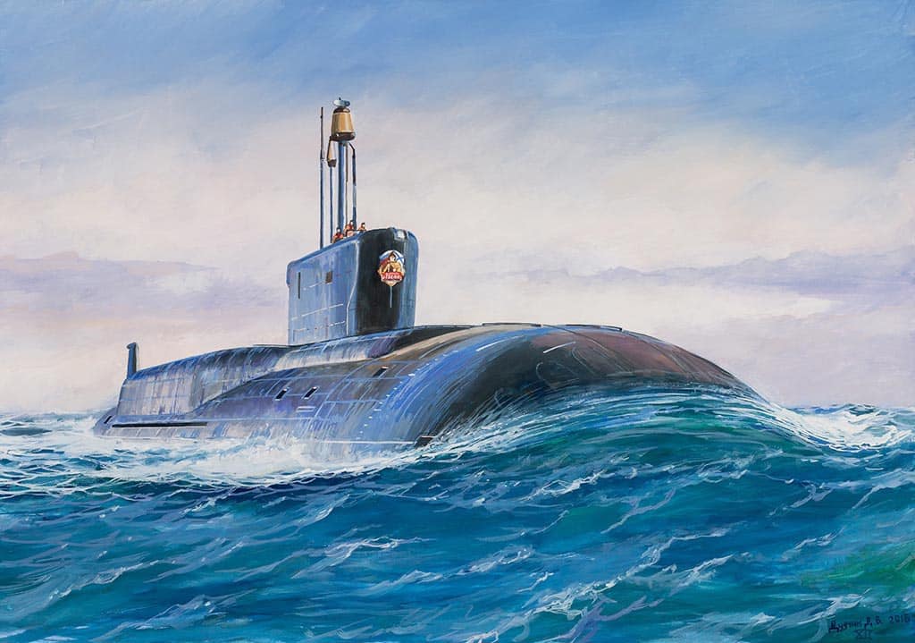 Zvezda Ssbn "Borie' Nuclear Submarine Z9058