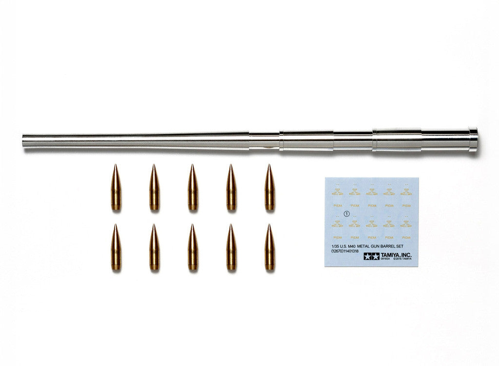 Tamiya 1/35 M40 Metal Barrel 12670