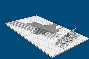 Italeri Carrier Deck Section C 1326