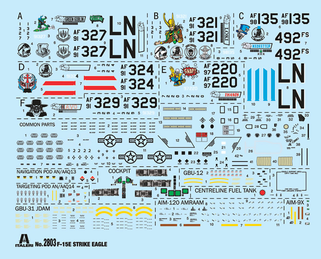 Italeri F-15E Strike Eagle 2803