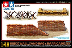 Tamiya Brick/Sandbag/Barricade Set 32508