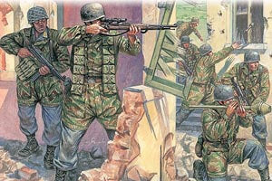Italeri Wwii German Paratroopers 6045
