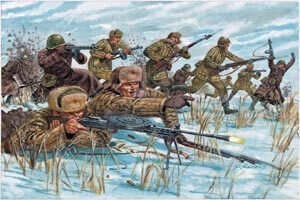 Italeri 1/72 Ussr Inf Winter Wwii C 6069