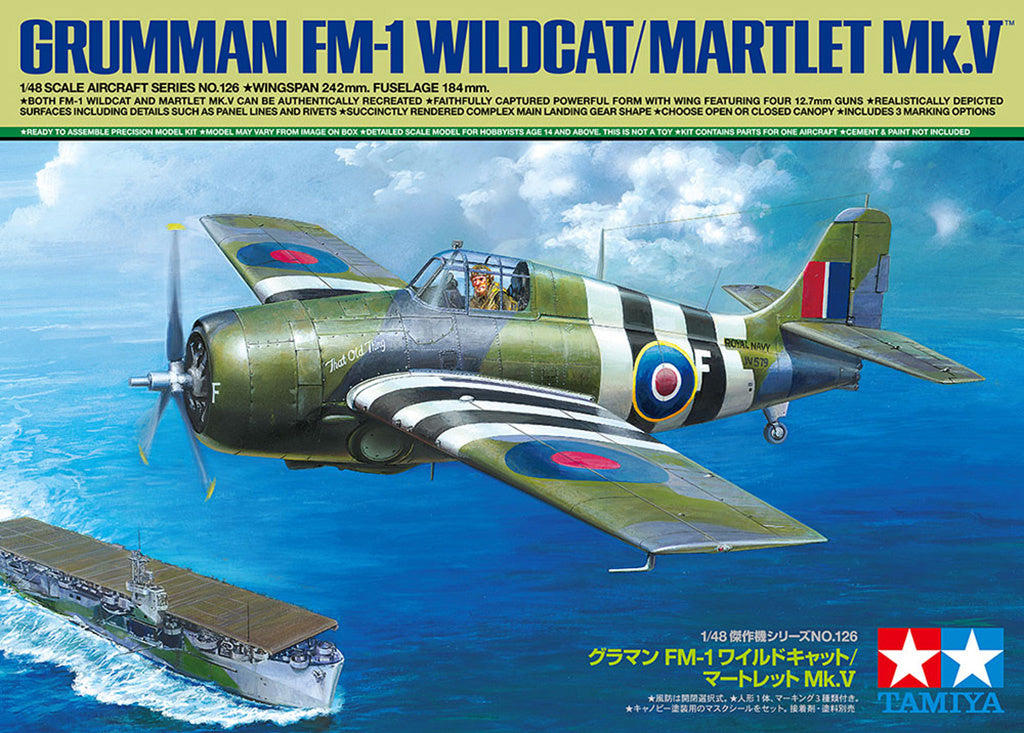 Tamiya 1/48 FM-1 Wildcat/Martlet 61126