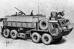 Italeri M985 Hemitt Gun Truck C 6510