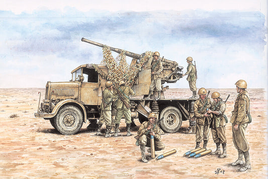 Italeri Autocannone Ro3 With 90/53 Aa 7508