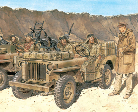 Dragon SAS 1/4 TON 4X4 COMMANDER'S CAR (SMART KIT) D6724