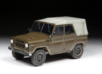 Zvezda UAZ-469 Soviet 4WD off-road vehicle	 Z3629