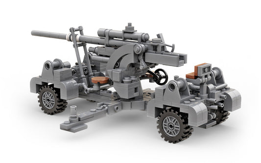 Build Army 88mm Flak 36 Artillery B0036