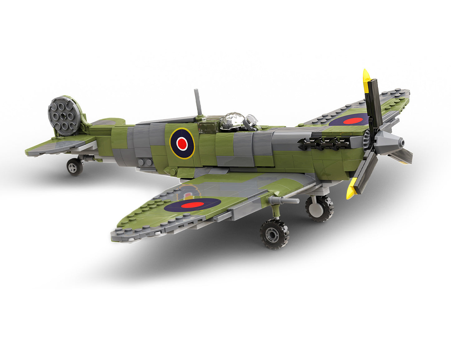 Build Army Supermarine Spitfire Mk Vb Fighter Plane B2002
