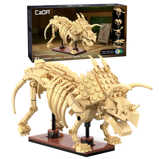 CaDA Dinosaur Fossils: Triceratops - 272 pcs C59013W